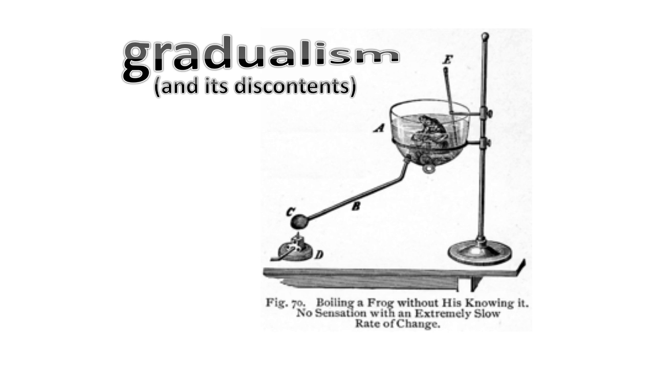 Gradualism (and its discontents)