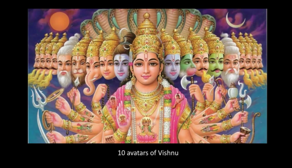 10 avatars of Vishnu