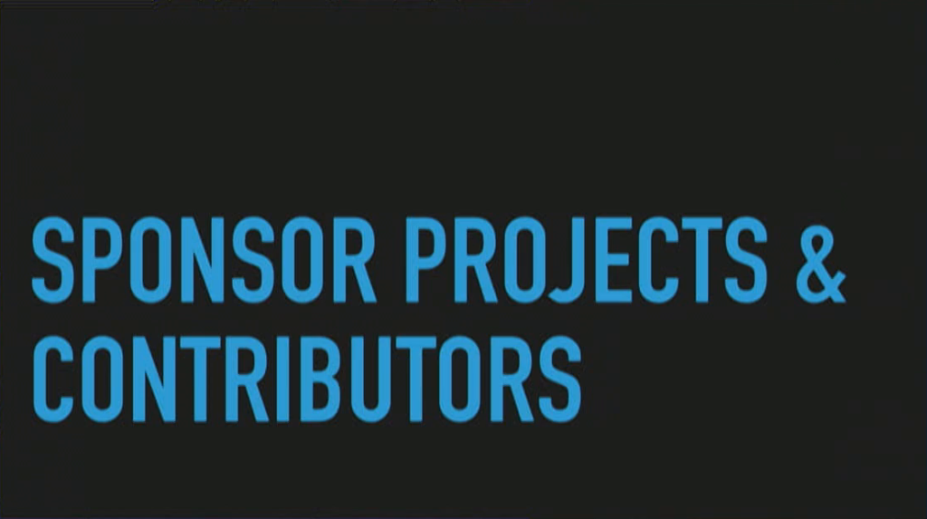 Sponsor Projects & Contributors