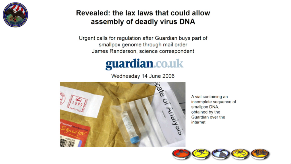 Urgent calls for regulation after Guardian buys part of smallpox genome through mail order