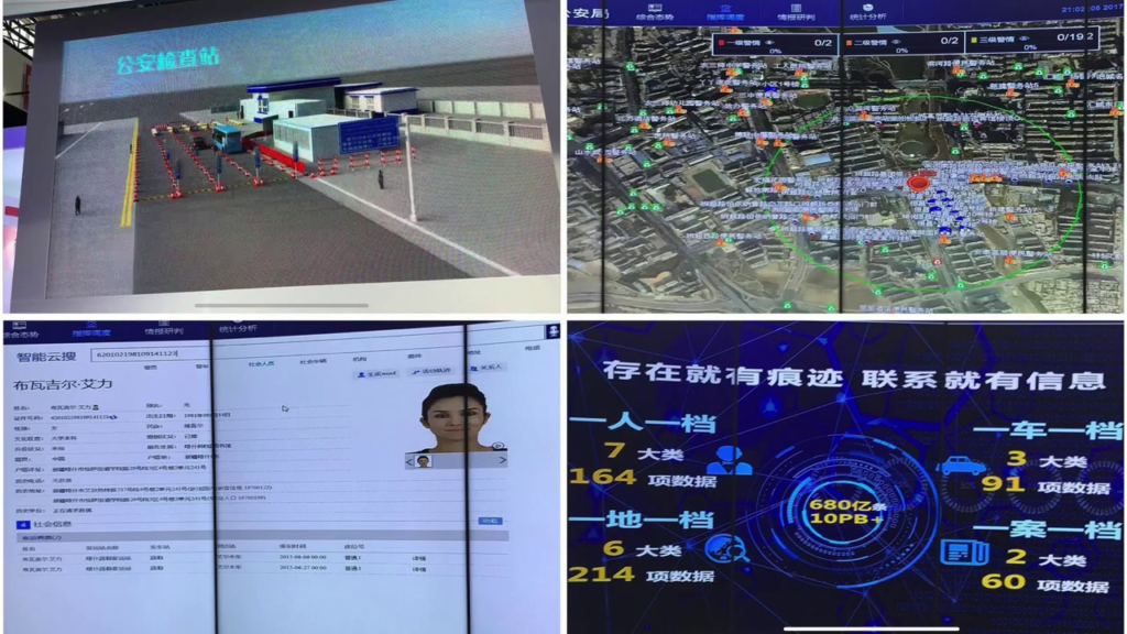 Screenshots of multiple surveillance systems and methods
