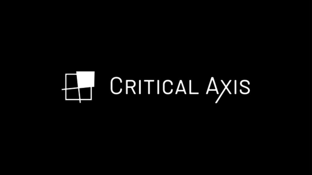 The Critical Axis logo, a square divided into four sections with the top-right section filled in, the words 'Critical Axis' next to it.