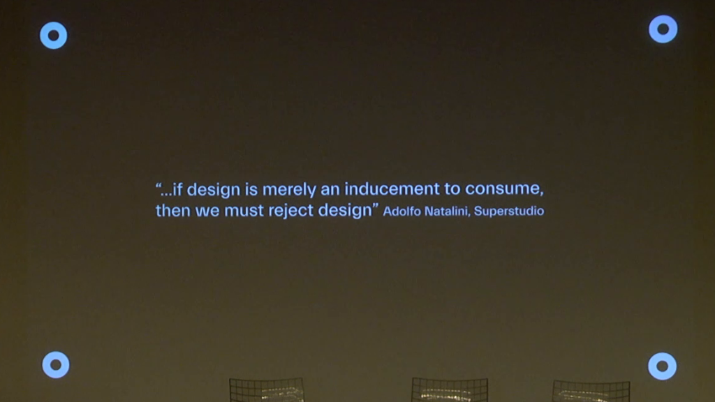…if design is merely an inducement to consume, then we must reject design. —Adolfo Natalini, Superstudio
