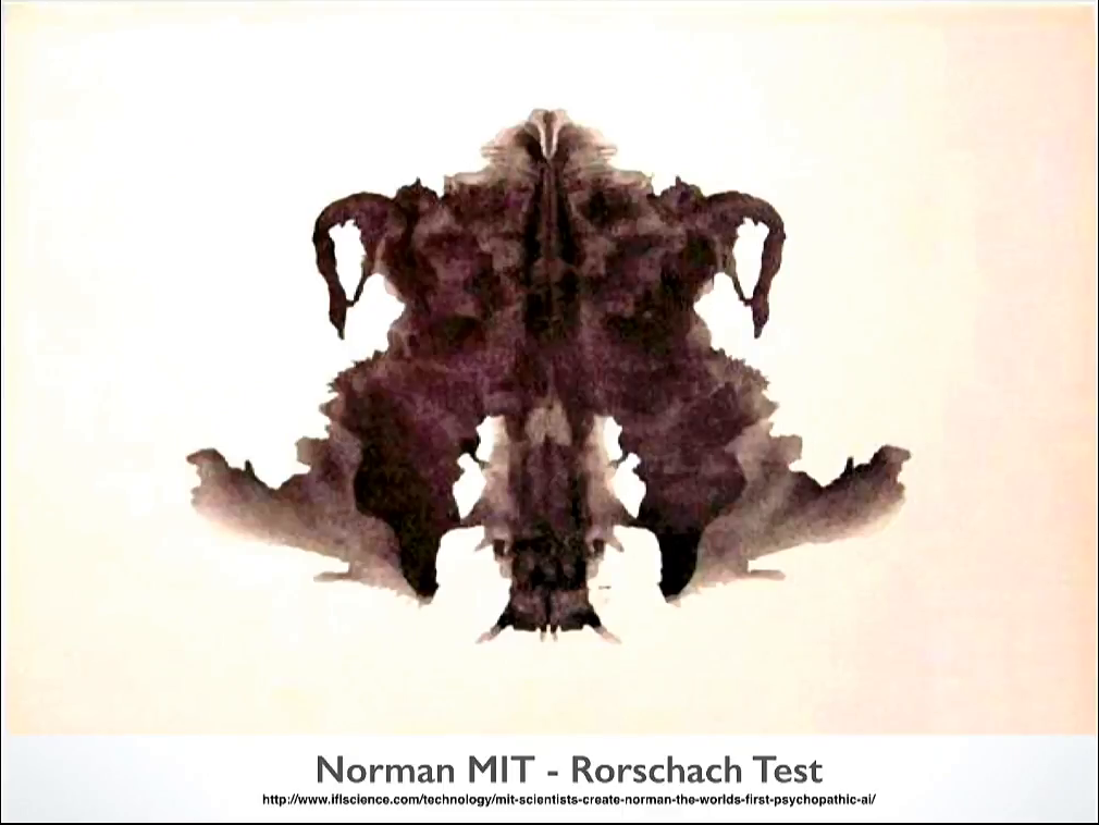A Rorschach Test inkblot