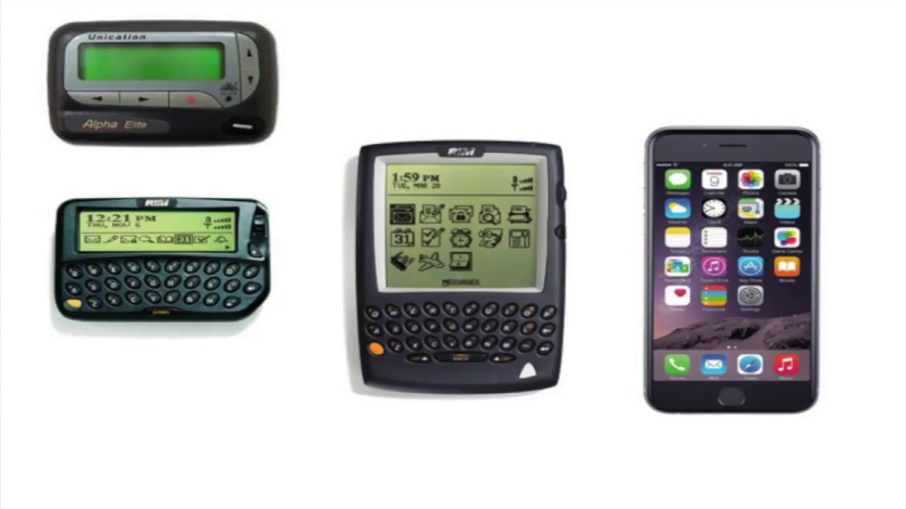 Various mobile phone and messaging devices
